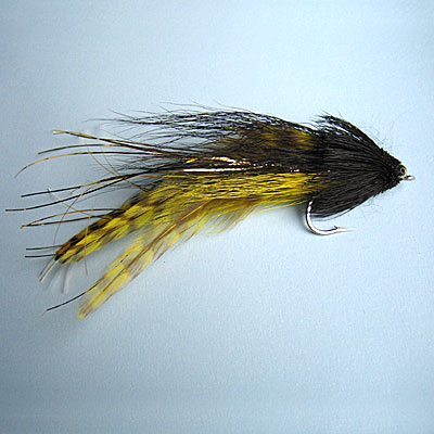 Wet Fly Black & Yellow Muddler # 2/0, 3/0