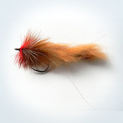 Wet Fly Red and Brown Bunny # 1/0 - 2/0 - 3/0