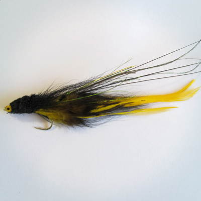 Wet Fly Yellow Lu Streamer 3/0, 4/0