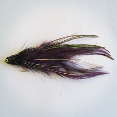Wet Fly Purple Lu Streamer 3/0, 4/0