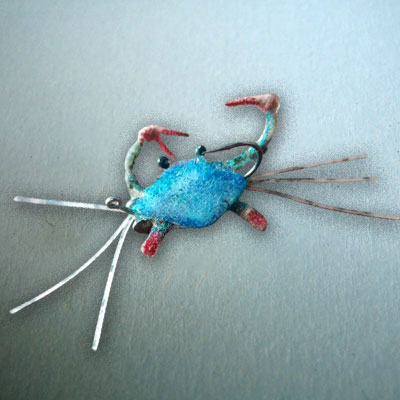 Crab Fly Blue Perez Crab #1, #2, #4