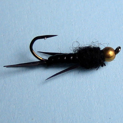 Nymph/Caddis Nymph Black Creepy # 4, 6, 8, 10, 12, 14