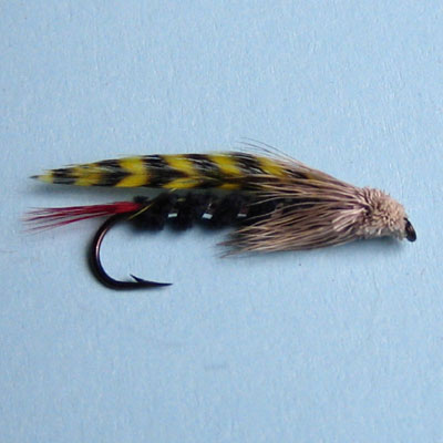 Wet Fly Grizzly Muddler # 2, 4, 6, 8