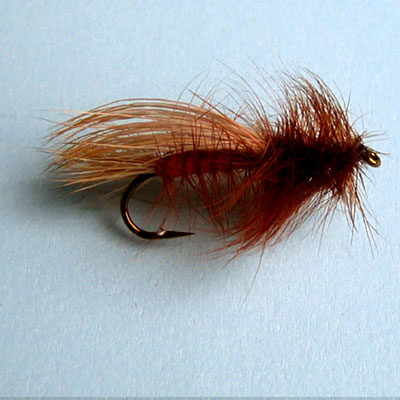 Dry Fly Brown Stimulator # 2, 4, 6, 8, 10, 12, 14, 16