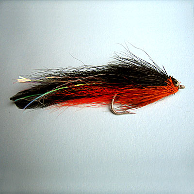 Wet Fly Black & Orange Muddler # 2/0, 3/0