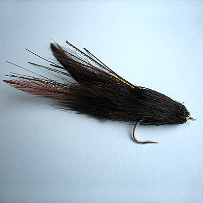 Wet Fly Black & Brown Muddler # 2/0, 3/0