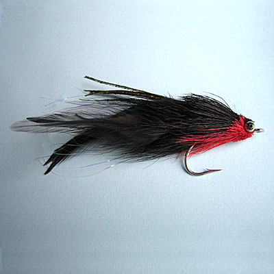 Wet Fly Black & Red Muddler # 2/0, 3/0