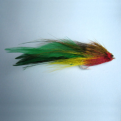 Wet Fly Parrot Muddler # 2/0, 3/0